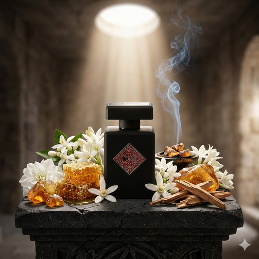 Blessed Baraka de Initio aroma atalcado y pulcro